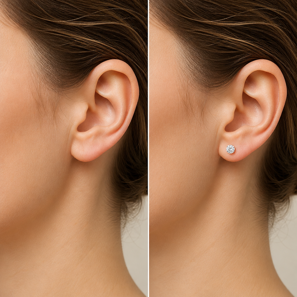 Puces Zircone en Argent 925