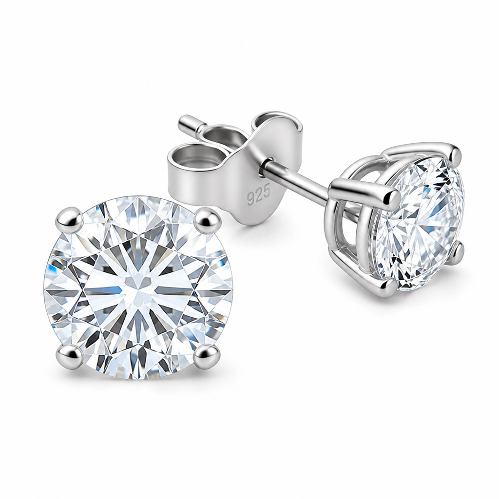Puces Zircone en Argent 925