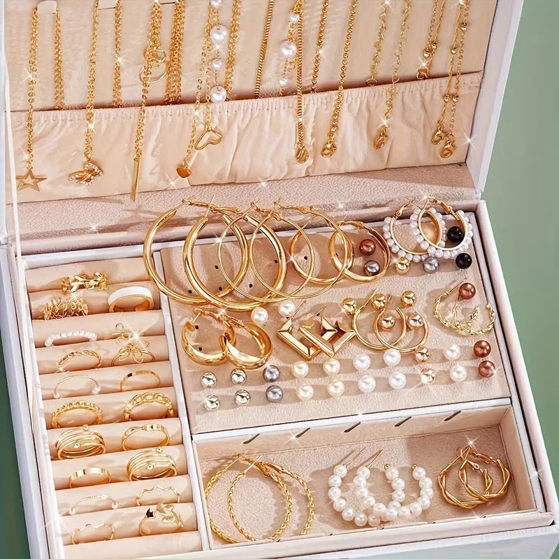 Coffret Bijoux Boho 86 Pièces