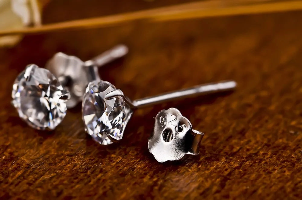 Puces Zircone en Argent 925
