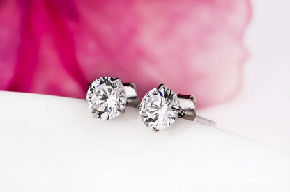 Puces Zircone en Argent 925
